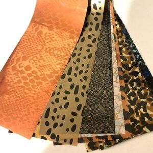 Animal Print Foil Sheets 10 sheet set